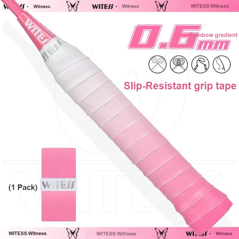 WITESS Badminton Grip Tape Macaron Color Palette 6 Colors To Choose PU Thin 1100*25*0.6mm-2
