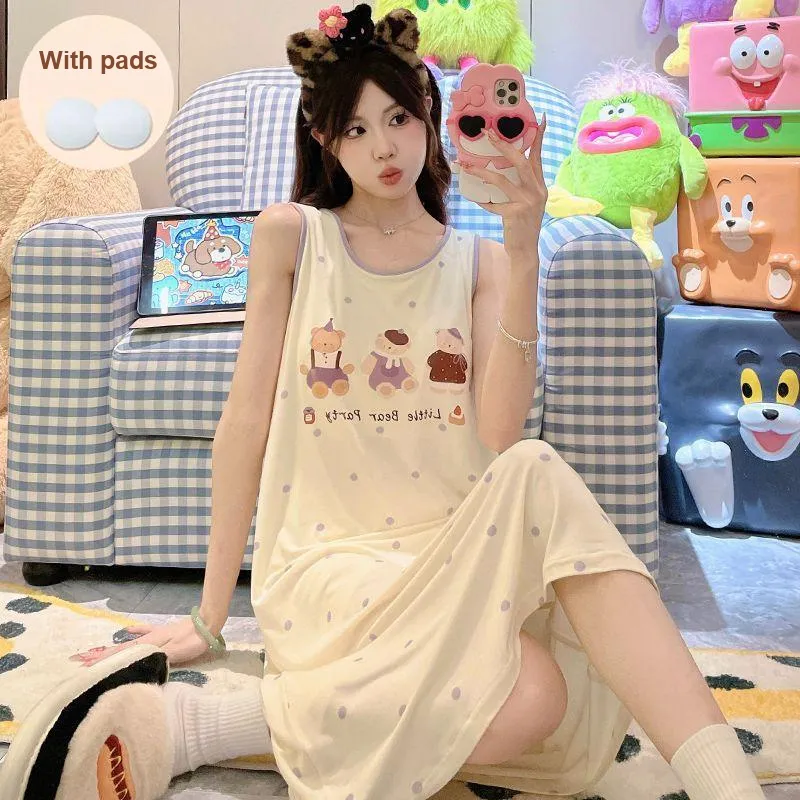 Ta Yan Nightgown Women's Apricot-2