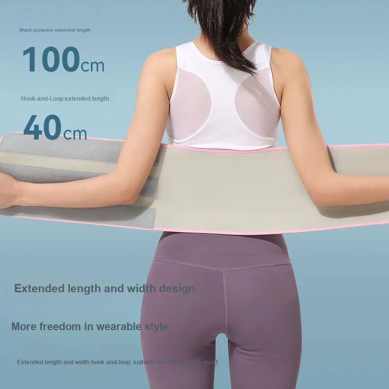 LiNing Back Support Braces Breathable Warm Protective Rehabilitation Compression Unisex-3
