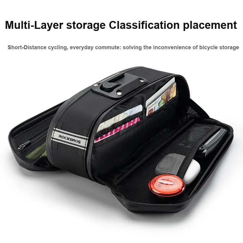 ROCKBROS Cycling Top Tube Bag Polyester-4