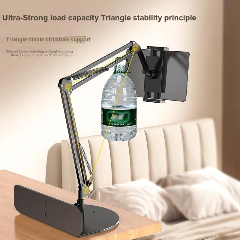 AIGO M11 Lazy Phone Stand IPad Flat Stand Nightstand Desktop Bedside Home Hidden Support Bracket No Clip Required-6