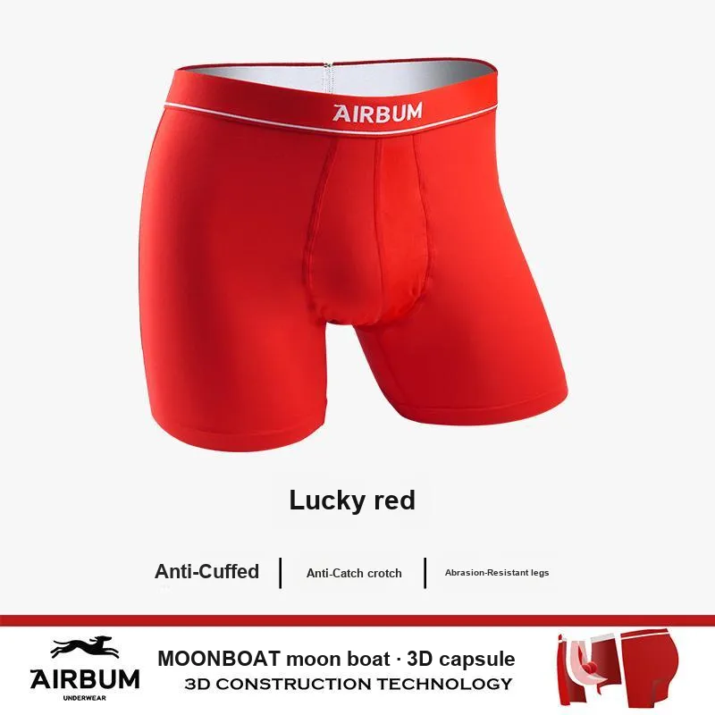 Airbum Underwear Underpants Men's Combo Set Red-2