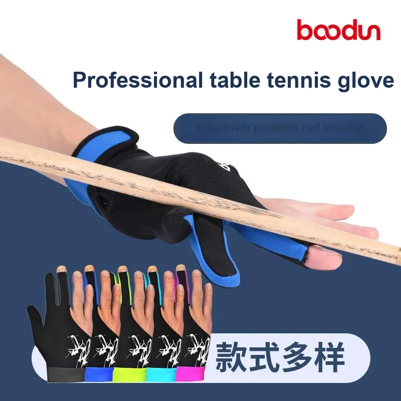 BOODUN Billiards Three Finger Gloves High Elasticity Lycra 1 Pack Left Hand-8