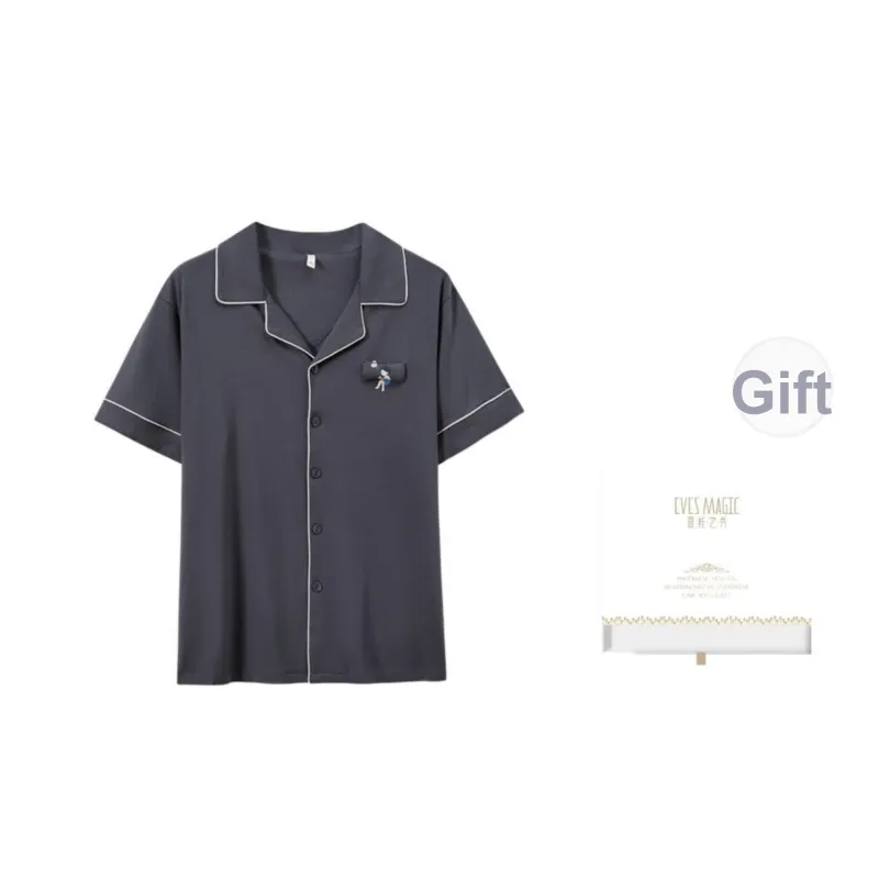 XIA.WA.ZHI.XIU Pajama Top Men's-18