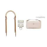 Beige Color Block Braided String Ecru Set[Includes Modified Buckle]