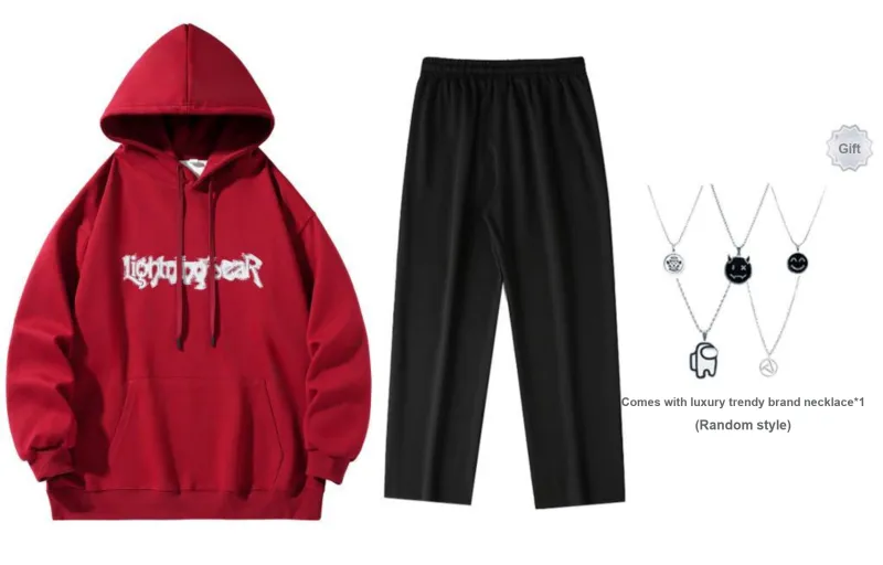 LIGHTNING BEAR Sweatshirt Sets Unisex-7