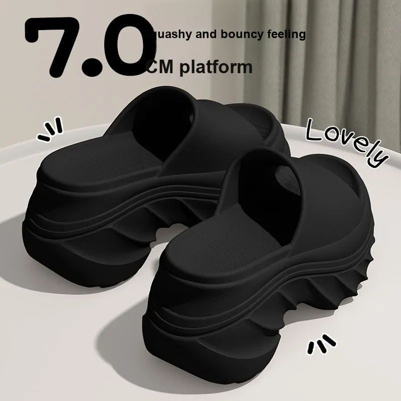 LUNNIFEIYA Seaside Beach Height Increasing Sandal Black, Khaki, Rose Red, Desert Tan, Multiple Styles-1