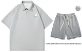 Gray (Comes with Gray Waffle Knit Shorts)