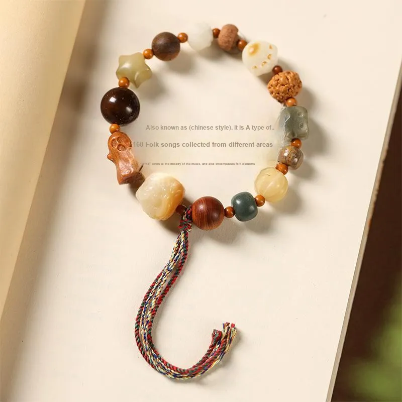 HANCANG King Kong Bodhi Seeds Bracelets Unisex-3