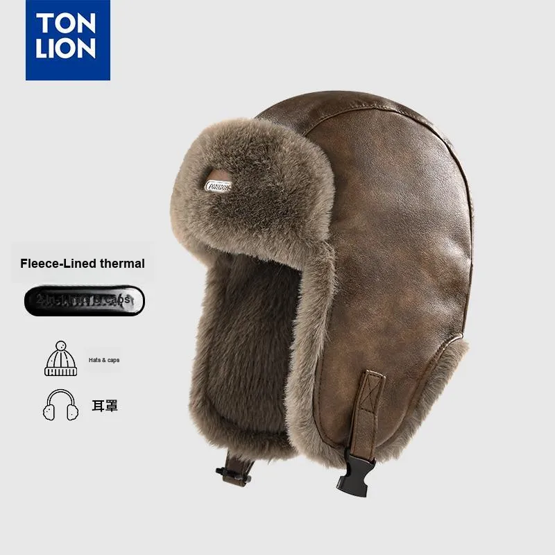 Tonlion Polyester Trapper Hats Unisex-1