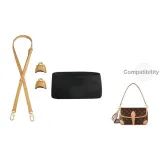 Beeswax Cowhide Strap-Abrasion-Resistant Buckle+Black Suede Liner