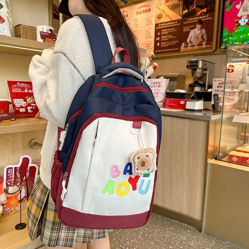 Yalu Nylon Backpack Women's Multicolor-4