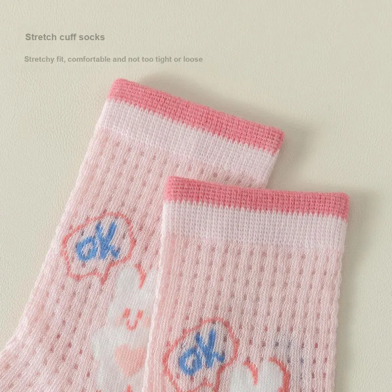 MIIOW Teenagers' Crew Socks Women's 5 Pack Mixed Color-3