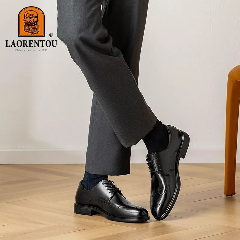 LAORENTOU Dress Shoes Men's Black-6