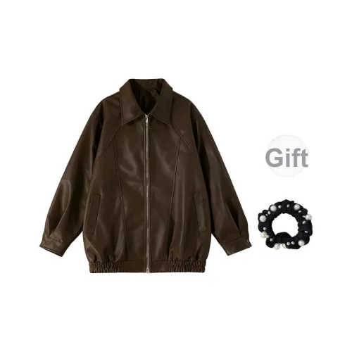 WUSHANSHAN Кожа Куртка Женская