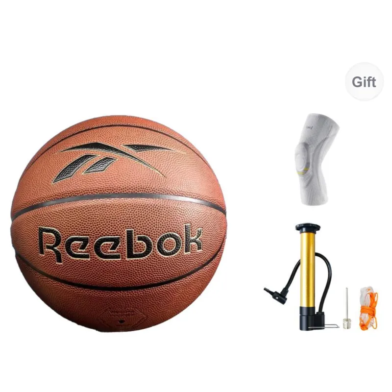 Reebok PU Basketball Brown Size 7 Ball Training Match Unisex-11