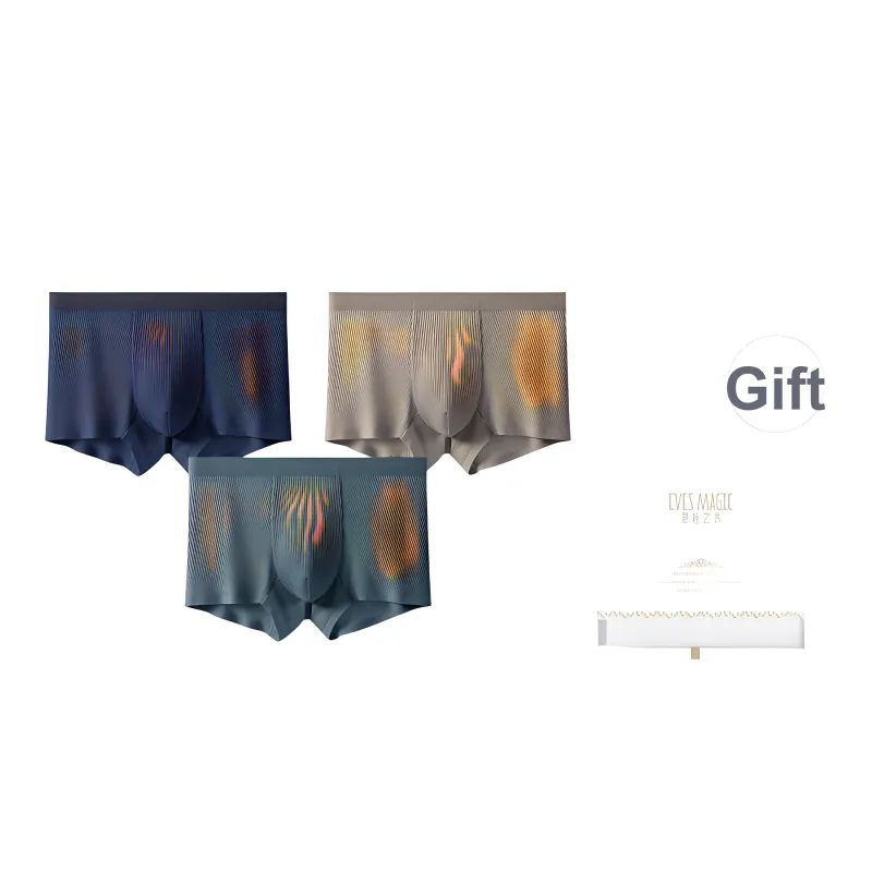 XIA.WA.ZHI.XIU Underpants Men's Shopping Bag 3 Pack-15