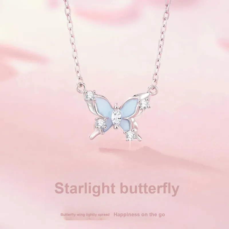 MINTLEAF S925 Silver Necklaces Women's Silver white Gift Box-4