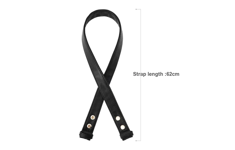 GUYI DuPont Paper Bag Accessory Bag Strap Women's Black-6