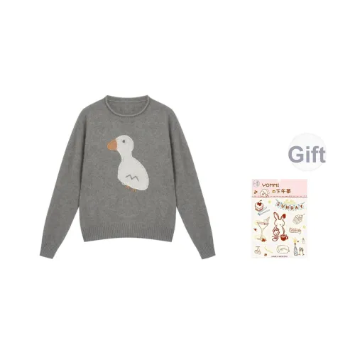 ZIHAN Далекая гора Серый Женские Свитера