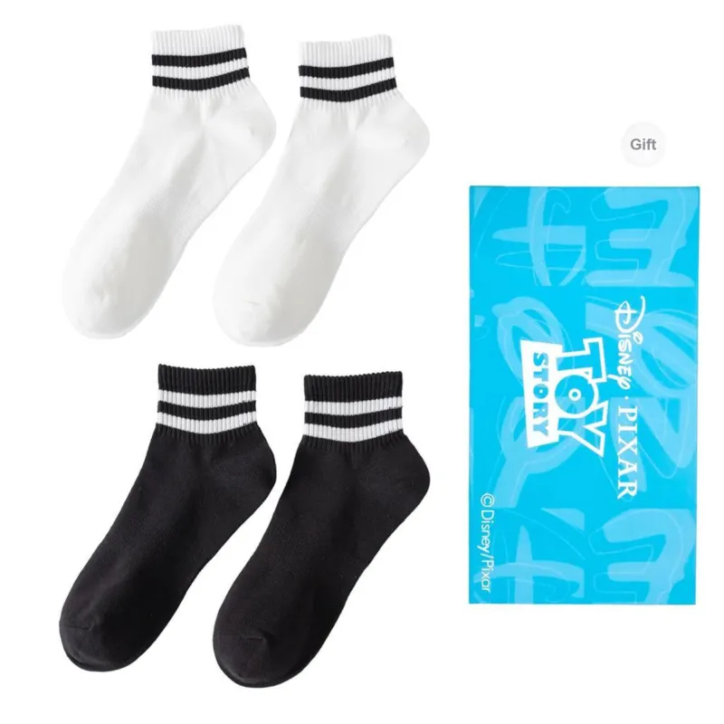 Disney Ankle Socks Unisex Shopping Bag Combo Set-8