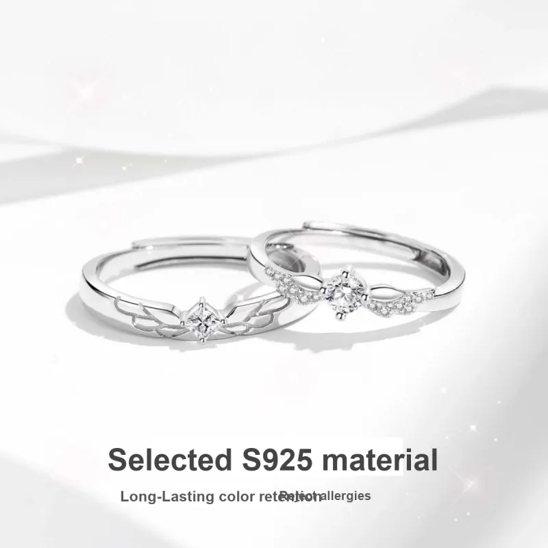 KADER 925 Sterling Silver Rings Unisex Silver Girlfriend Commemoration-5