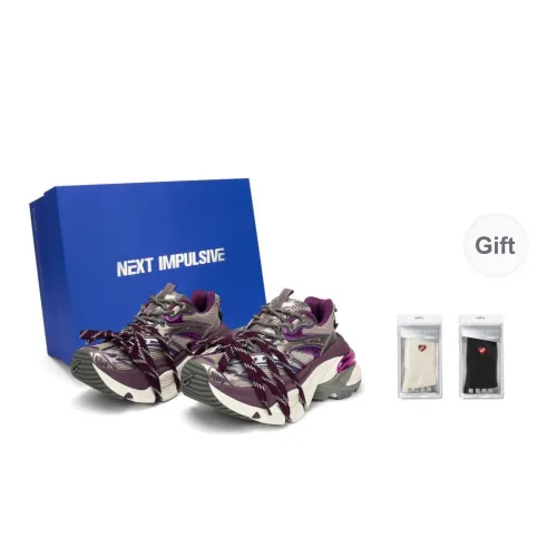 NEXT IMPULSIVE Power Collection Low Top Chunky Sneakers Unisex Phantasm Purple