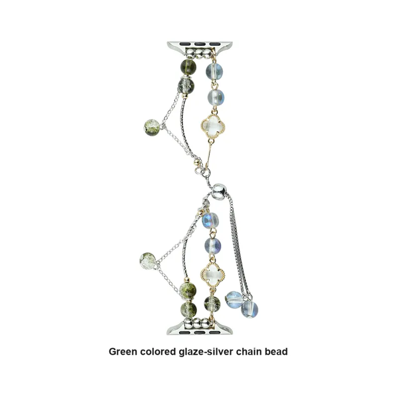Vobafe Watch Band Apple Compatibility Cat's Eye Stone Material-7