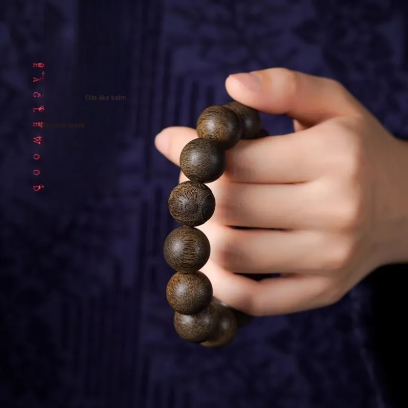 DALONG Aromatic Agarwood Bracelets Unisex-4