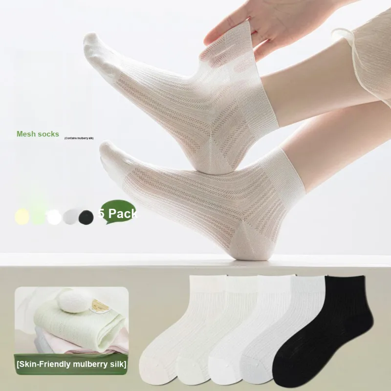 AUGUST Ankle Socks Women's 5 Pack-6