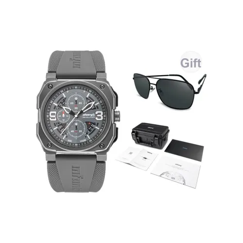 INFANTRY Кварцевый механизм силиконовый ремешок мужские часы серый циферблат