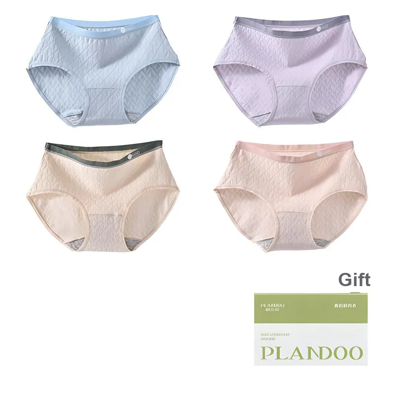 PLANDOO Underpants Women's Shopping Bag 4 Pack-5