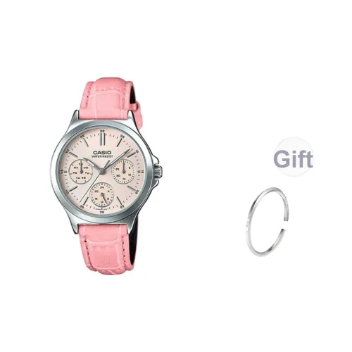 CASIO Кварцевый механизм Часы Женские Розовый циферблат