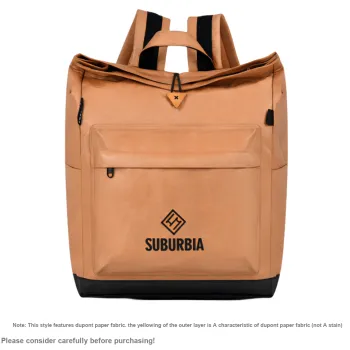 SUBURBIA DuPont Paper 15-Inch Handbag Backpack Regular Men's Yellow