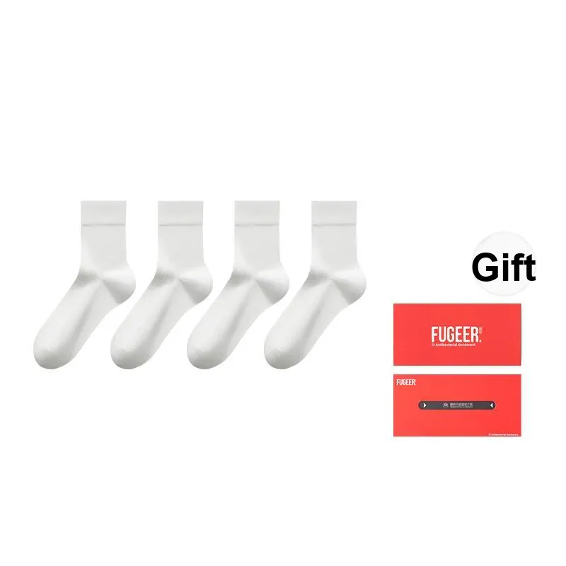FUGEER Mid Calf Socks Women's Gift Box Combination-4