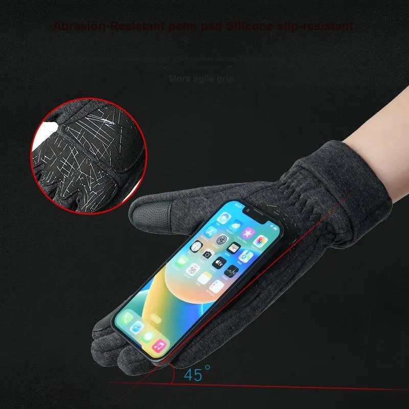 HNJ Riding Equipment Cycling Glove Unisex Polyester-3