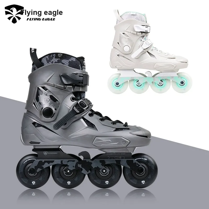 FLYING EAGLE Inline Skates Aluminum Alloy Outdoor Unisex Camouflage Gray-1