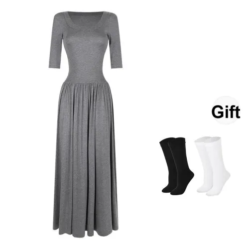 BSEVENI Короткое платье с короткими рукавами женское