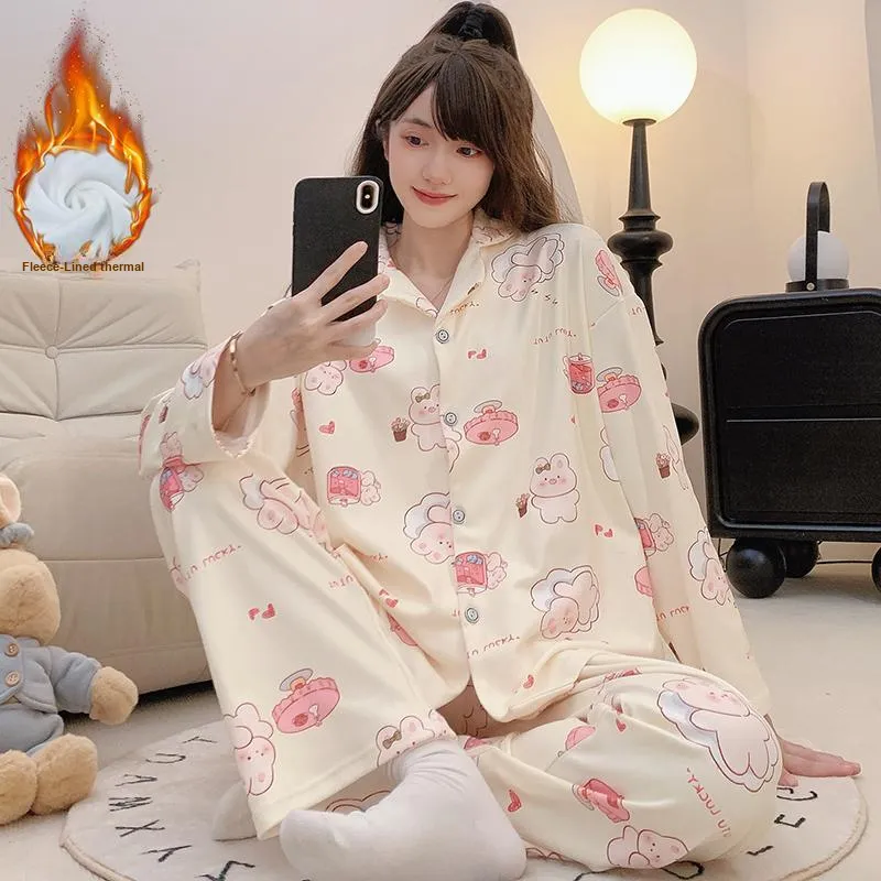 XIAFENYAN Pajama Gift Boxes Women's Apricot-2