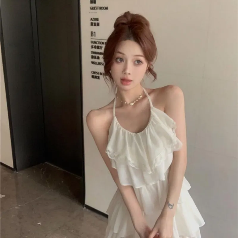 GLEE DIARY Slip Dresses Women's-5