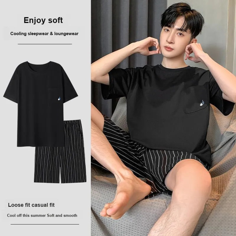 Gentle Welcome Pajama Set Men's Clothing Sets-3