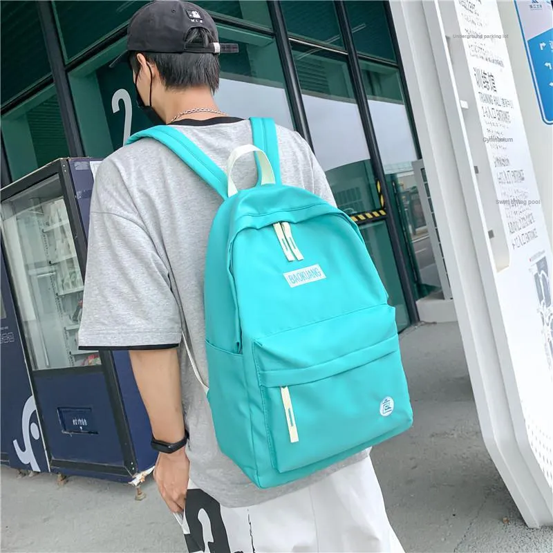 NX DOUGHNUT Oxford Backpack Unisex Ivory/Black/Light Purple/Green/Light Blue-11