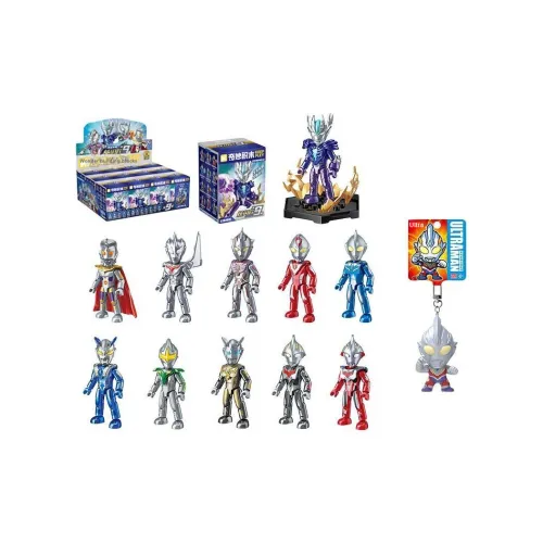 QIMENGJIMU New Generation Ultraman Сияющее EDITION Эпизод 9 Слепые коробки Один Mystery Коробка Целая коробка 12 шт