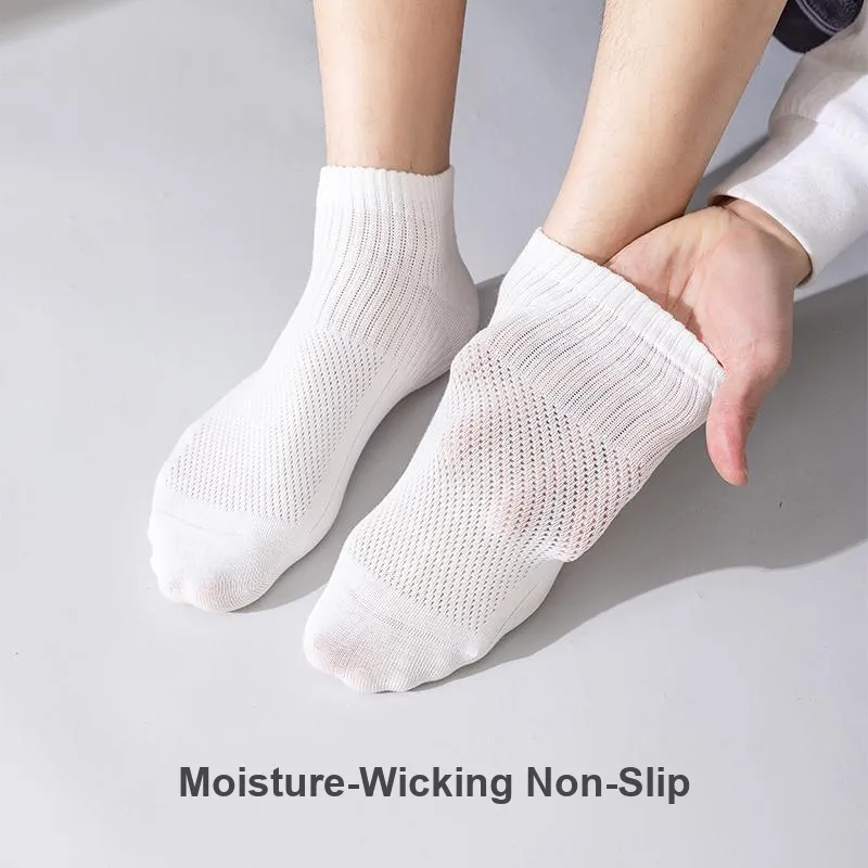 FUGEER No-Show Socks Men's Box 5-Pack-23