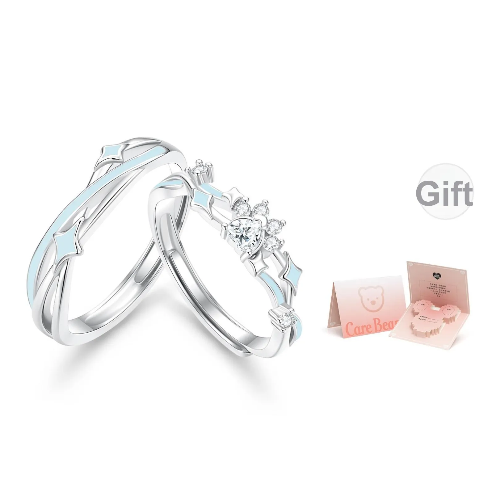 Кольца из медного сплава CAREBEARS унисекс