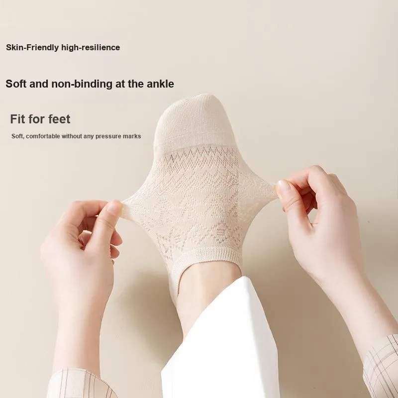 Top Melon No Show Socks Women's 5 Pack-28