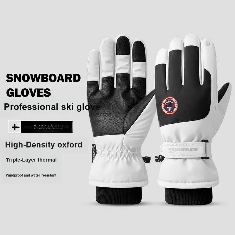 ZHIYILIANGPIN Ski Gloves Mittens Unisex-2
