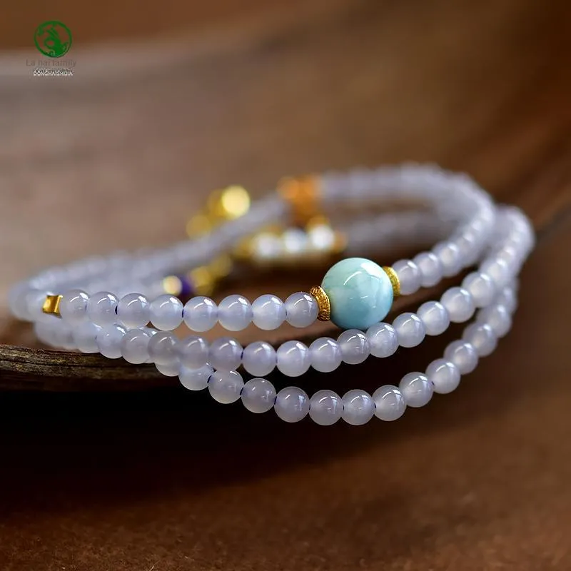 Tokai Family Hetian Jade Necklaces Smoky Purple Women's-4