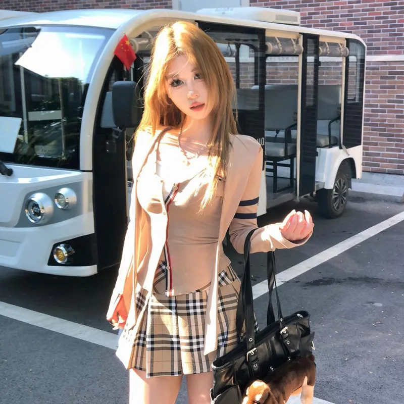 PLANE DRIFT Two Piece Skirt Sets Women's-6