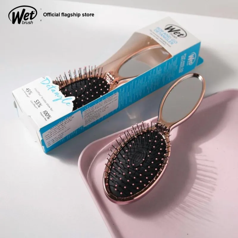 WET BRUSH Portable Folding Comb Massage Smooth Shaping-3